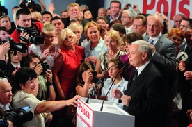 W sztabie Jarosława Kaczyńskiego nie było powodu do wielkiej radości, ale uzyskany wynik umacnia jego pozycję na prawicy