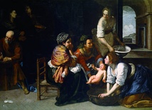 Artemisia Gentileschi, „Narodziny św. Jana Chrzciciela”.