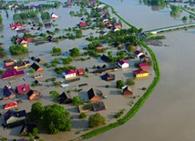 Wisła w okolicach Sandomierza, 20 maja 2010 r.