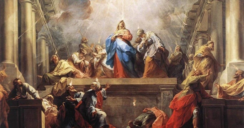 Jean Restout, „Zesłanie Ducha Świętego”.