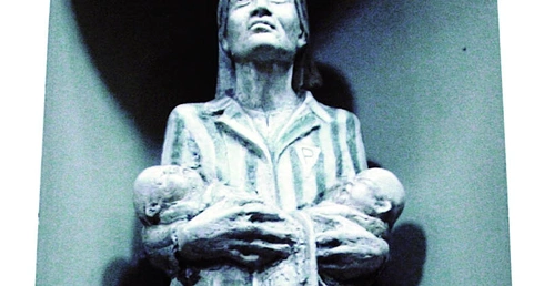 Figura Służebnicy Bożej Stanisławy Leszczyńskiej w kościele św. Anny w Wilanowie.