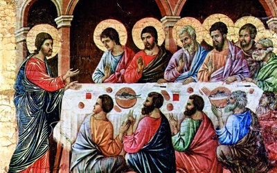 Duccio da Buoninsegna, „Jezus ukazuje się Apostołom”.