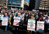 Grecja - Demonstranci zablokowali ministerstwa