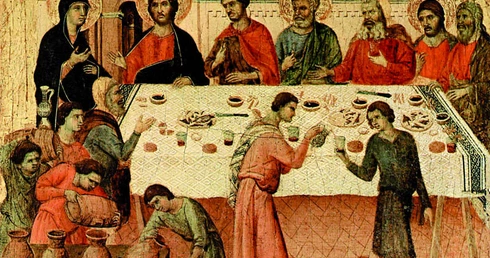 Duccio di Buoninsegna, "Wesele w Kanie"