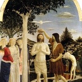 Piero della Francesca, "Chrzest Chrystusa"