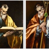 Dominikos Theotokopulos, zwany El Greco „Św. Szymon Apostoł” i „Św. Juda Tadeusz Apostoł” olej na płótnie, 1610–1614 Muzeum Dom El Greco, Toledo
