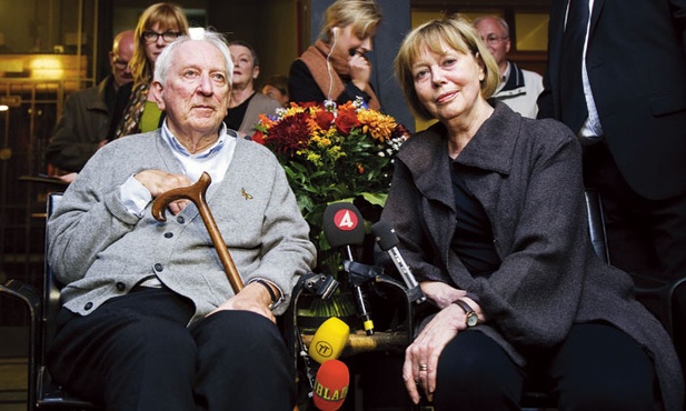 Tomas Tranströmer z żoną Monicą