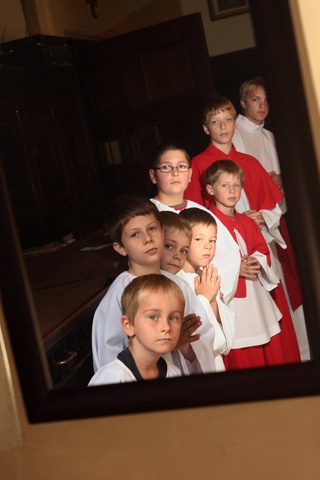 Ministranci z parafii św. Józefa w Rudzie Śląskiej