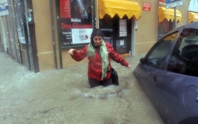 Genua pod wodą