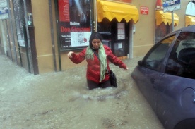 Genua pod wodą