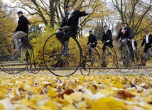 Cykliści bez hamulców i łańcucha