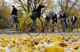 Cykliści bez hamulców i łańcucha