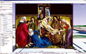 Rogier van der Weyden: „Zdjęcie z krzyża”, olej na desce, 1435.