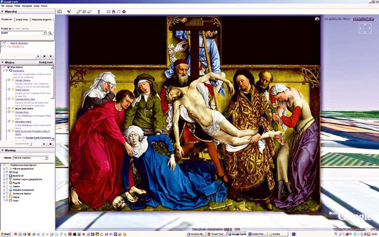 Rogier van der Weyden: „Zdjęcie z krzyża”, olej na desce, 1435.