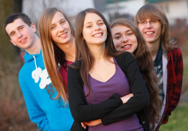 Zespół Anielsi tworzą (od lewej) Jacek, Paulina, Dominika, Jagoda i Patrycjusz.