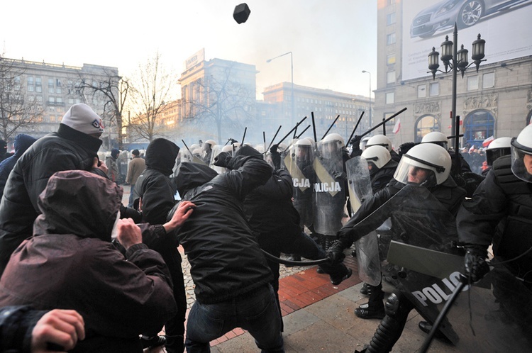 Zajścia w Warszawie