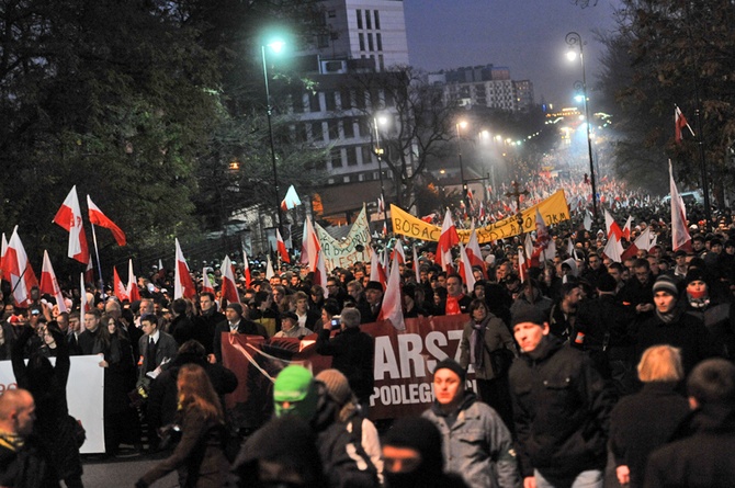 Zajścia w Warszawie