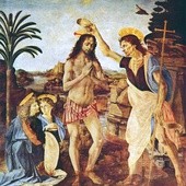 Andrea del Verrocchio, „Chrzest Chrystusa”