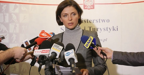 Minister sportu Joanna Mucha
