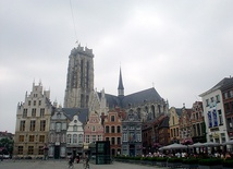 Belgia. Rynek w Mechelen