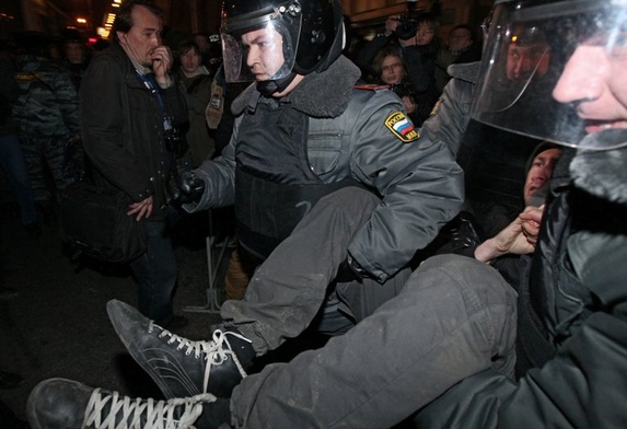 Ponad 250 zatrzymanych w Moskwie