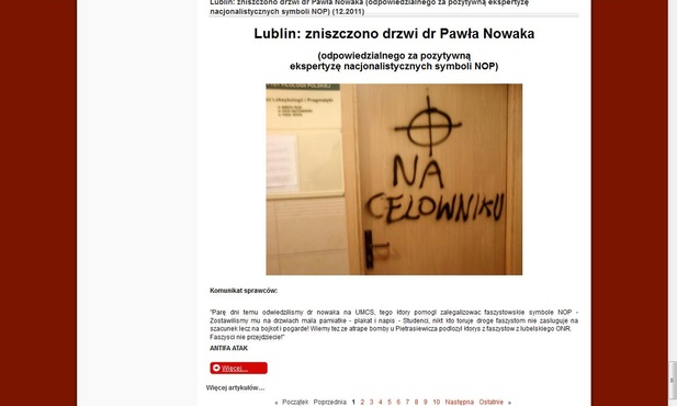 Antifa zastrasza…
