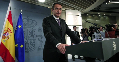 Premier Zapatero odpowiada na pytania dziennikarzy dotyczące prezydencji Hiszpanii w UE