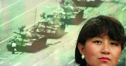 Chrzest buntowniczki z placu Tiananmen
