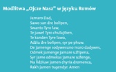 Modlitwa "Ojcze Nasz" w języku Romów