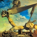 Salvador Dali (1904–1989), „Przeczucie wojny domowej”, 1936, Philadelphia Museum of Art, Filadelﬁa, USA