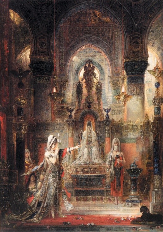 Gustave Moreau, 1826-1898, „Salome tańcząca przed Herodem” (1876)