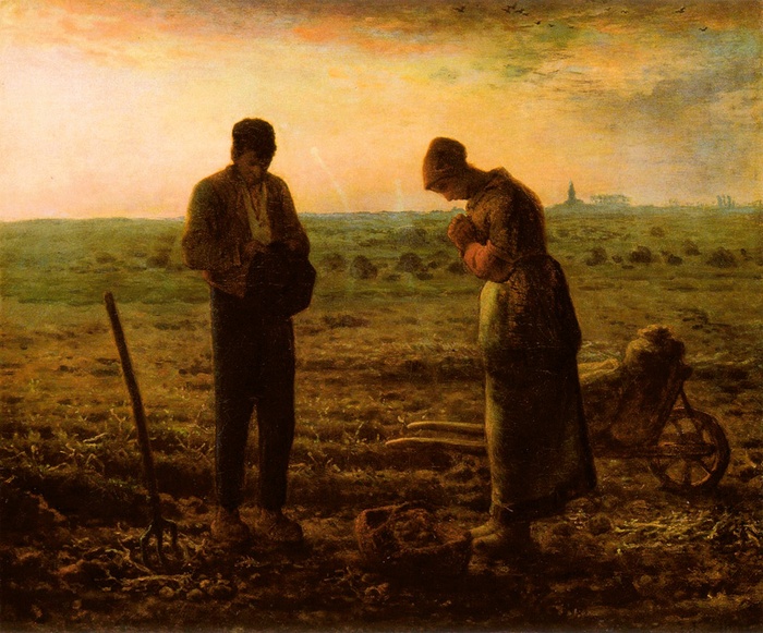 Jean-François Millet (1814 –1875), „Angelus” (1858 –1859), Musée d'Orsay, Paryż