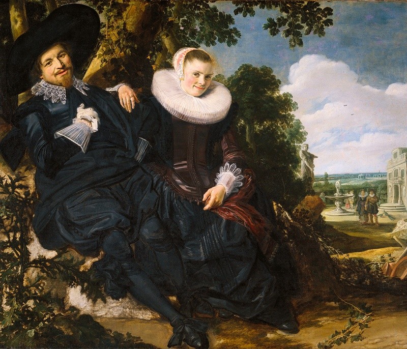 Frans Hals (1581–1666),  „Małżonkowie Isaak Massa i Beatrix van der Laen”, 1622, Rijksmuseum Amsterdam 