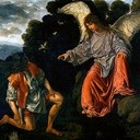 Giovanni Girolamo Savoldo (1480-1548), Tobiasz i anioł ok. 1540, Galleria Borghese, Rzym