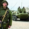 Rosyjscy żołnierze w jednej z baz w Abchazji