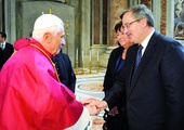 Prezydent Polski złożył wizytę papieżowi