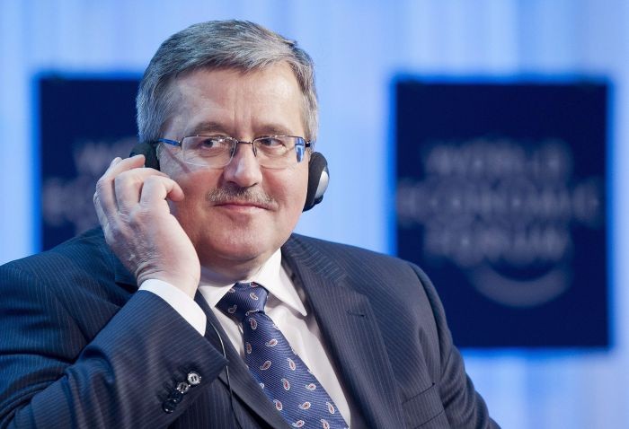 Prezydent Komorowski w Davos 