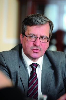 Prezydent Bronisław Komorowski