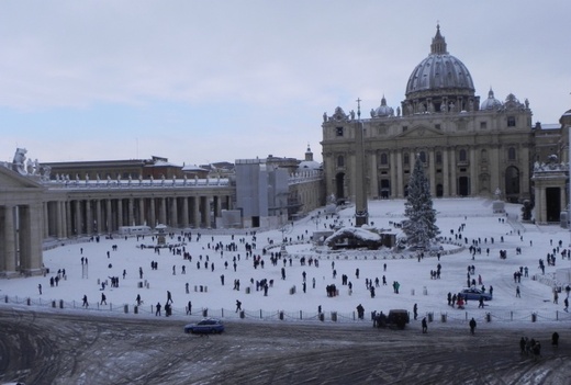 Zima w Watykanie