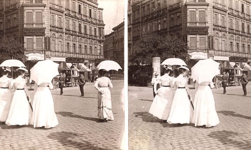 Oglądanie fotografii stereoskopowej 