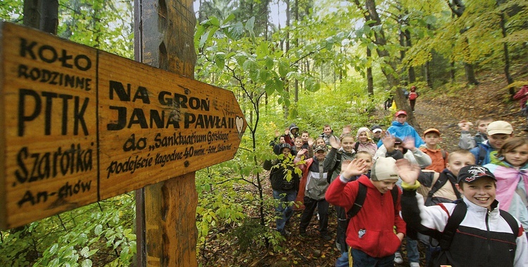 Leskowiec - Groń Jana Pawła II