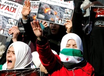 Tysiące demonstrantów w Syrii