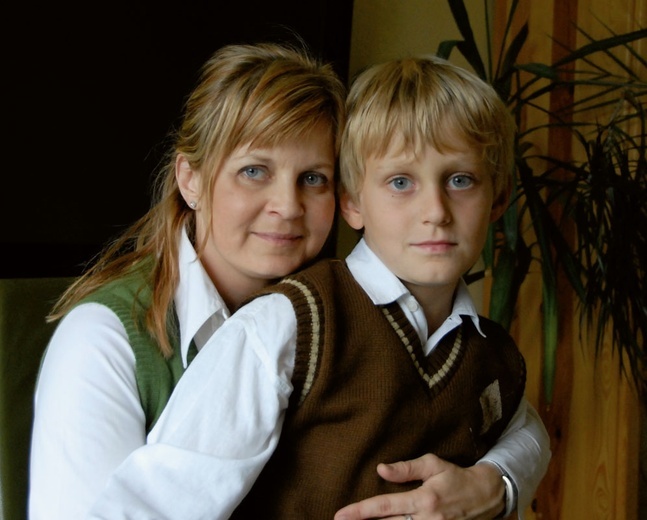 Katarzyna Ferenc,  mama Pawła