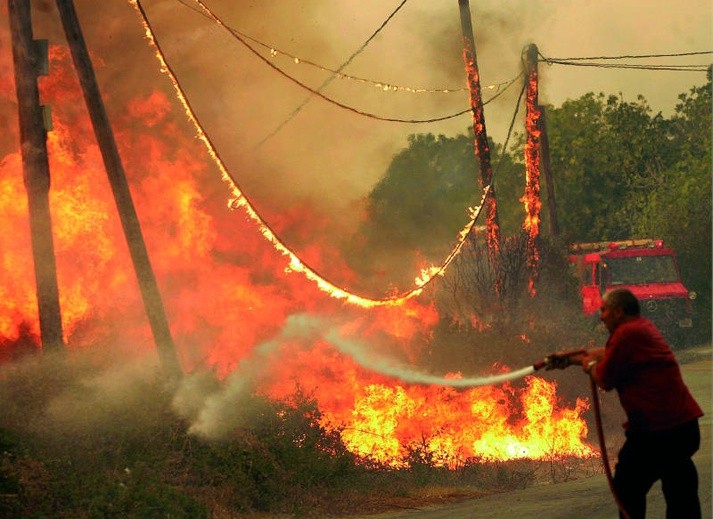 Ogień niszczący wszystko