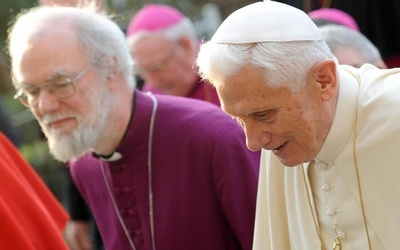 Abp Rowan Williams i Benedykt XVI