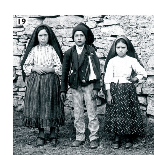 ŁUCJA, FRANCISZEK I HIACYNTA JAKO PASTUSZKOWIE 