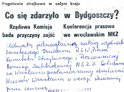 "Wydarzenia bydgoskie" upamiętnione