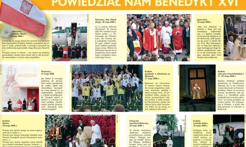 Benedykt XVI w Polsce