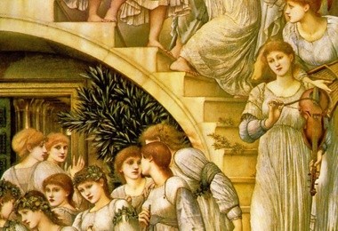 Edward Burne-Jones (1833-1898), „Złote schody”, 1880