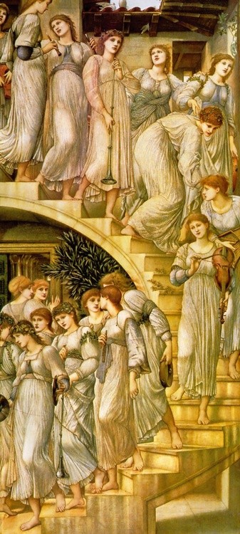 Edward Burne-Jones (1833-1898), „Złote schody”, 1880